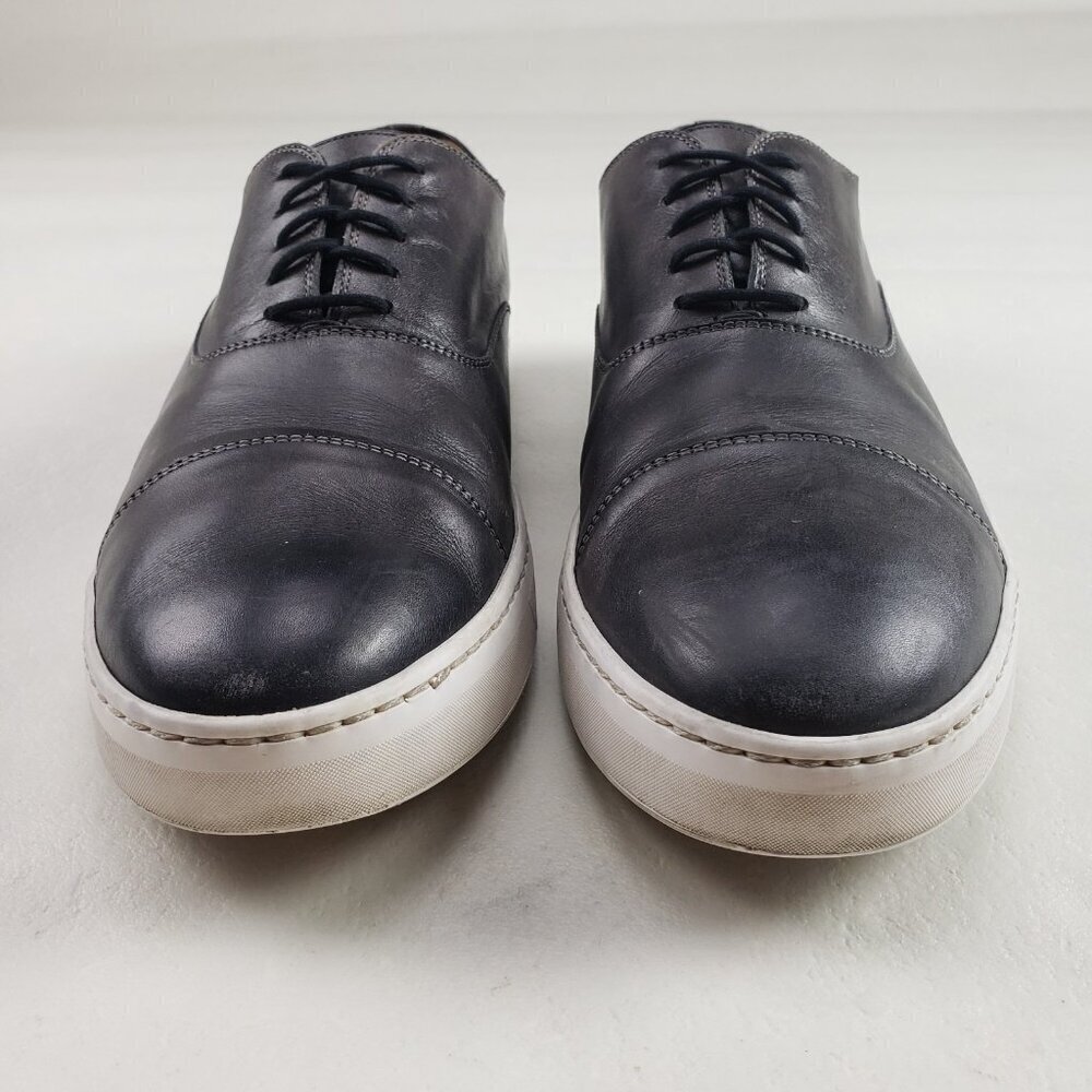 Magnanni Warwick Hybrid Oxford Sneaker Mens 10 Gray Leather Lace Up Casual Shoe - Picture 4 of 14
